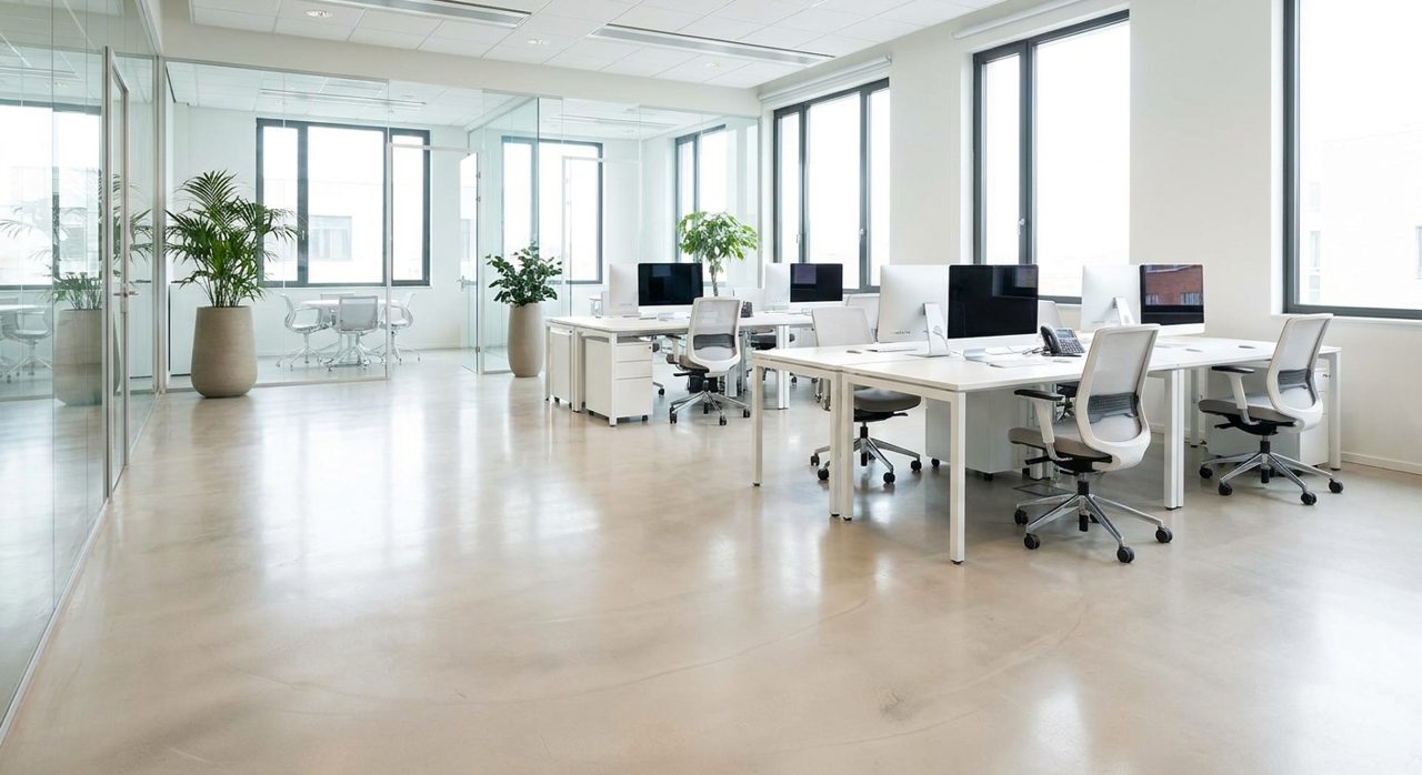 Bureaux nettoyé - après