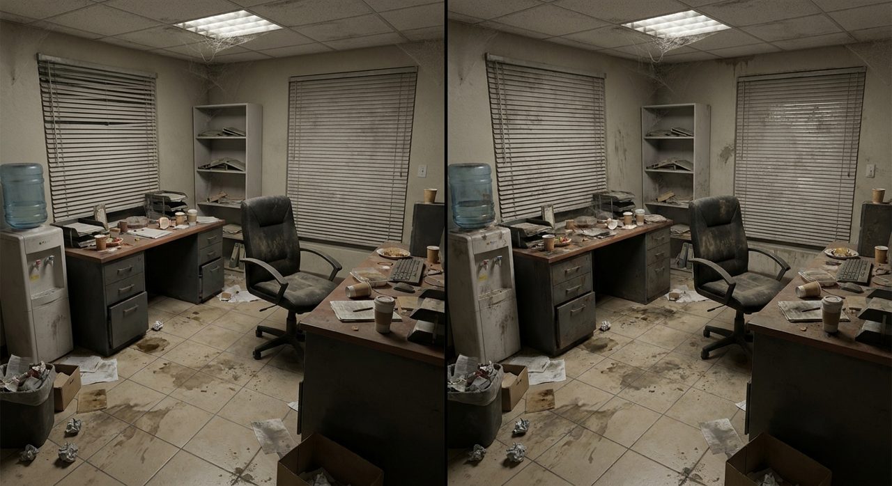 Bureaux sale - avant