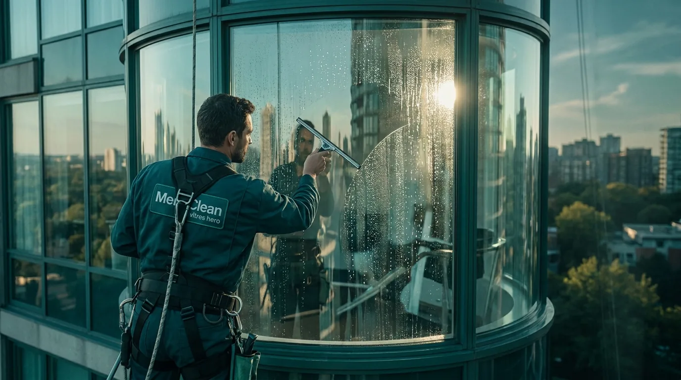 Nettoyage de vitres sans traces à Lyon Est par Mery'clean