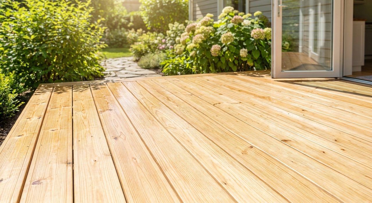 Terrasse nettoyé - après