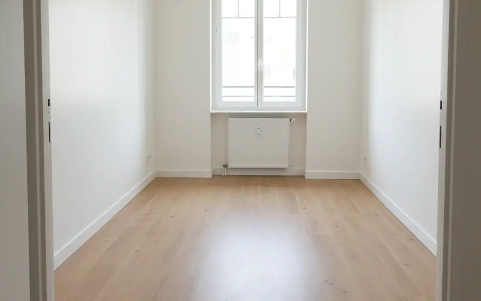 La même pièce après le nettoyage de fin de chantier, prête à être livrée